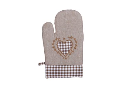 89816 chnapka kuchynska srdicko a karo hneda