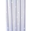 Záclona markizeta,Hvězdičky metráž,bílé (METRÁŽ 140 cm)