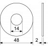 104834 podlozka k dvernimu kukatku rvw podl 14 ch