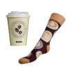 Ponožky Káva v dárkovém balení 42-45