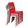 Židle plastová do interiéru i do zahrady SAI Z700 červená