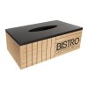 Box dřevo na papírové kapesníky Bistro