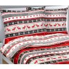 233926 2 povleceni mikroflanelove norsky vzor 140x200 70x90 cm