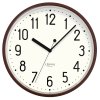 Nástěnné plastové hodiny LAVVU PASTELS SWEEP hnědé ⌀29,5cm