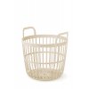 Koš s uchy ZOE BASKET ECO WOOD krémový 41,9cm