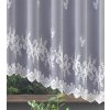 Hotová záclona nebo balkonový komplet, Luisa, bílá (Záclony a závěsy 350 x 180 cm)