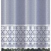 Hotová záclona, Paulína, vitrážka, bílá (Záclony a závěsy 250 x 40 + 250 x 60 cm)