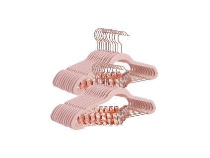 Rose Gold Colored Hangers CRF14PK24 1
