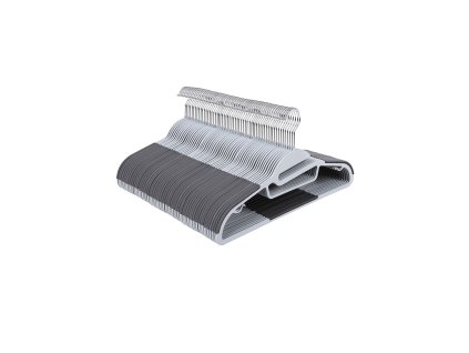 Kleiderbuegel Kunststoff 20 Stueck Grau CRP41G 1