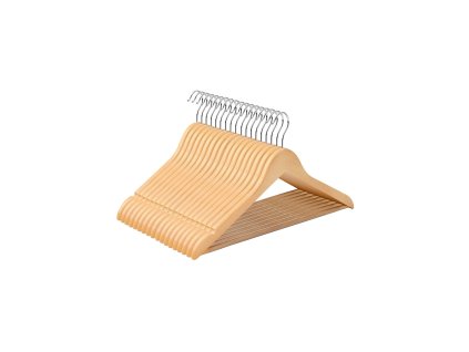 44%2C5 cm grosse Kleiderbuegel aus Ahornholz CRW001 50 1