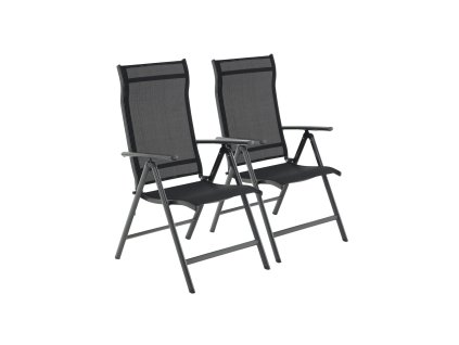 Gartenstuehle 2 Stueck Schwarz GCB29BK 1