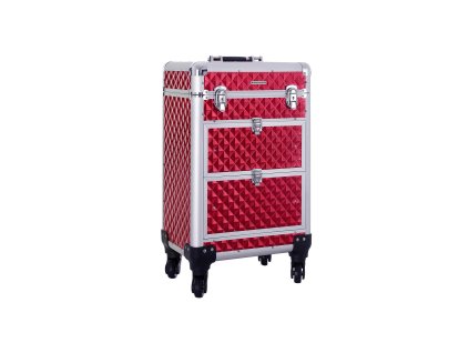 Kosmetik Trolley 2 Schubladen Knallrot JHZ08RD 2