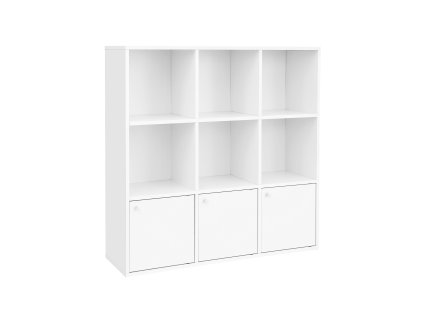 Bottom Cabinets Storage Bookcase LBC33WT 1