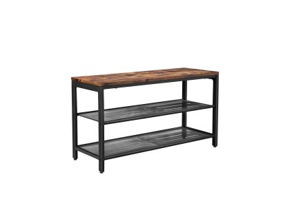 Mesh Shelves Shoe Bench LBS74X 1