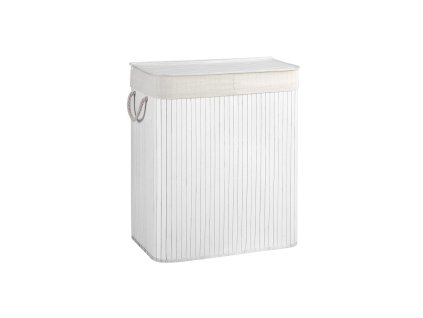 2 Sections Laundry Basket LCB64WT 1