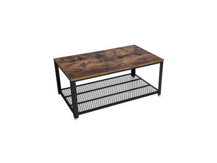 Industrie Design Couchtisch mit Ablage LCT61X 1