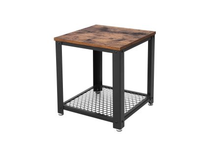 Industrie Design Beistelltisch mit Gitter LET41X 1