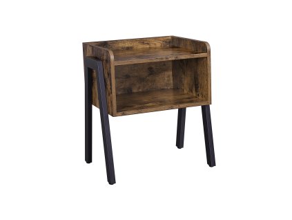 Industriestil Nachttisch grosses Fach LET54X 1