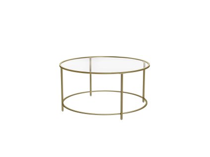 Round Glass Coffee Table LGT21G 1