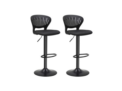 Barstuhl mit kronenfoermiger Rueckenlehne LJB04BK 1