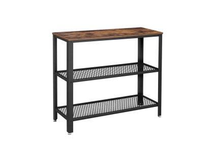 Industriestil Konsoltisch mit 2 Ablagen LNT81BX 1