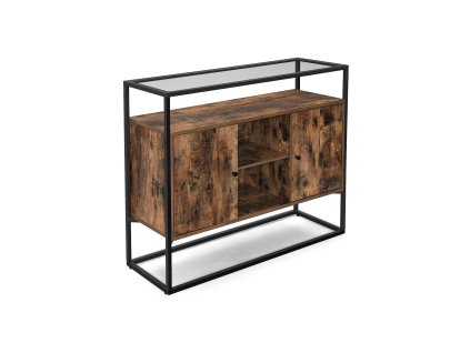 Beistellschrank mit Glasoberflaeche LSC014B01 1