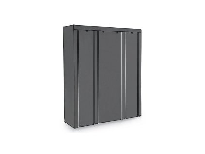Kleiderschrank 175 x 150 cm Grau LSF03G 1