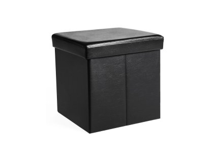 Sitzwuerfel Kunstleder Schwarz LSF101 1