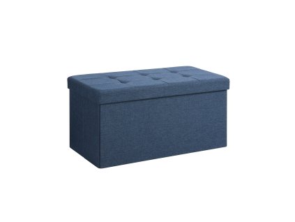 Navy Blue Storage Ottoman ULSF47IN 1