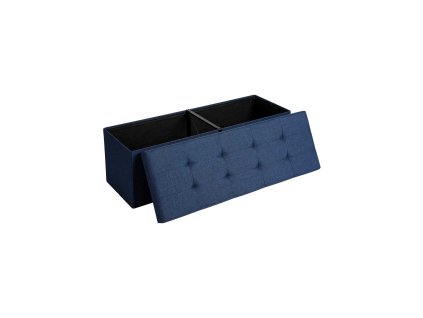 Navy Blue Ottoman Bench ULSF77IN 1