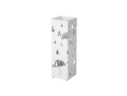 White Metal Umbrella Stand LUC49W 1
