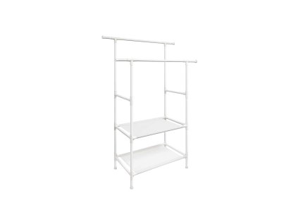Kleiderstaender mit 2 Ablagen RDR02WT 1