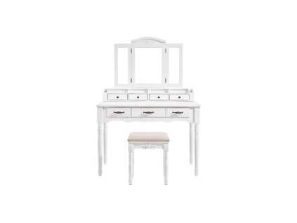 Schminktisch mit 7 Schubladen RDT60WT 1