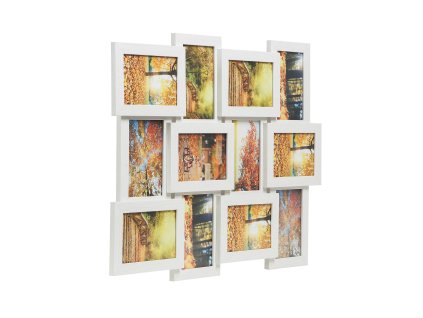 Bilderrahmencollage fuer 12 Fotos Weiss RPF112W 1