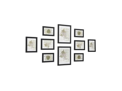 Bilderrahmen 10er Set Schwarz RPF310H 1