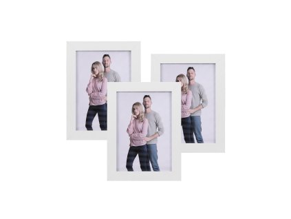 Fotorahmen 3 Stueck 13 x 18 cm Weiss RPF33WT 1