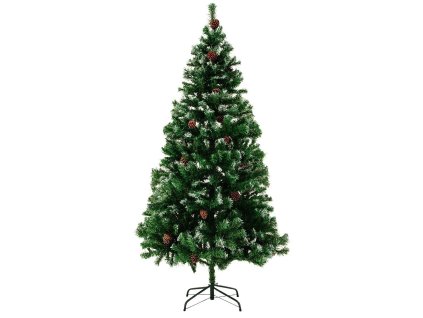 Umělý vánoční stromeček zasněžený 180 cm | zelený