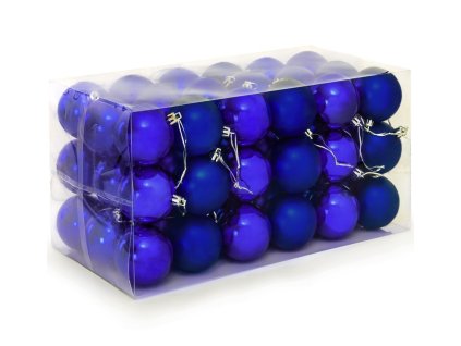 Vánoční ozdoby sada 54 kusů | modré