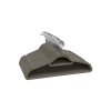 Kleiderbuegel Samt 20 Stueck Grau CRF20V 2