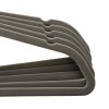 Kleiderbuegel Samt 20 Stueck Grau CRF20V 5