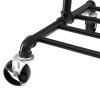 Kleiderstange aus Metall Schwarz HSR62BK 5