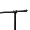 Kleiderstange aus Metall Schwarz HSR62BK 6