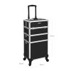 3 in 1 Kosmetik Trolley Schwarz JHZ01B 4
