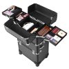 3 in 1 Make up Trolley Schwarz JHZ04B 5