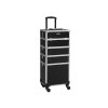 Lockable Rolling Makeup Case JHZ11BK 1