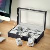 Large Compartments Watch Box UJWB14BK 3