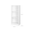 Adjustable Shelves Bookcase LBC103W 7