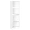 4 Tier Wooden Bookcase LBC104W 1
