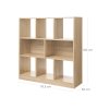 Buecherregal 8 Faecher Holzoptik LBC52NL 7