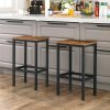 Set of 2 Industrial Bar Stools LBC65X 3
